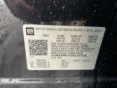 2022 Chevrolet Equinox RS