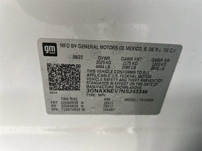 2022 Chevrolet Equinox Premier