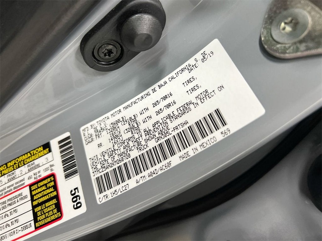 2019 Toyota Tacoma 4WD SR