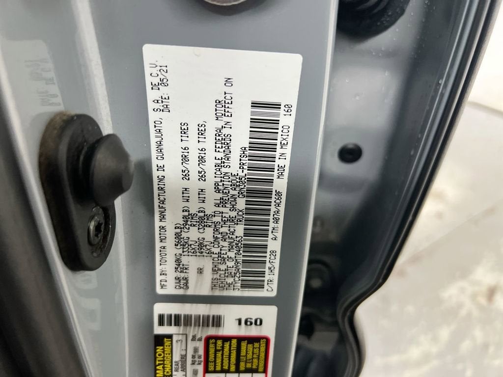 2021 Toyota Tacoma 4WD SR