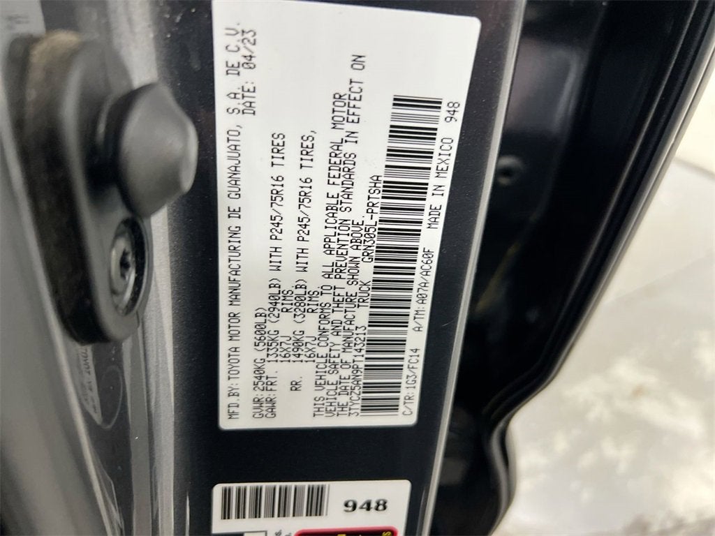 2023 Toyota Tacoma 4WD SR