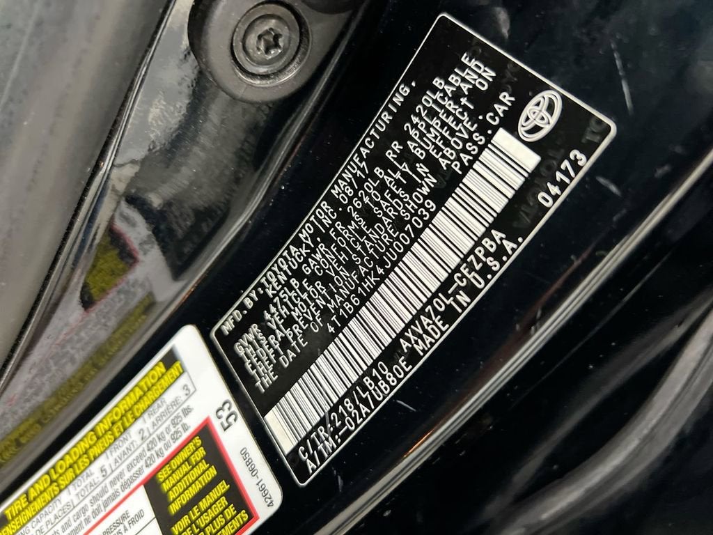 2018 Toyota Camry XSE