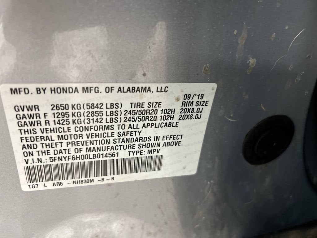 2020 Honda Pilot Elite