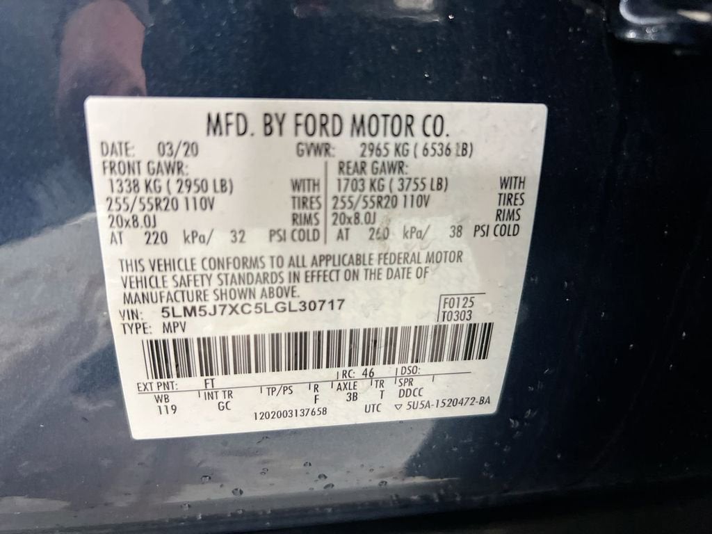 2020 Lincoln Aviator Reserve