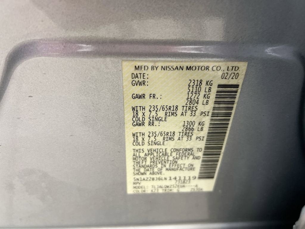 2020 Nissan Murano SV