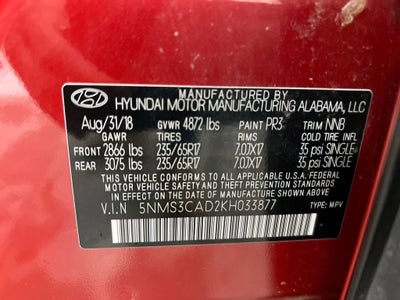 2019 Hyundai Santa Fe SEL