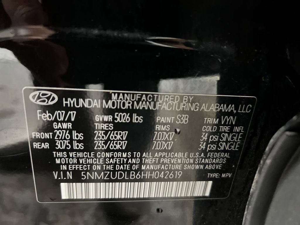 2017 Hyundai Santa Fe Sport 2.4L