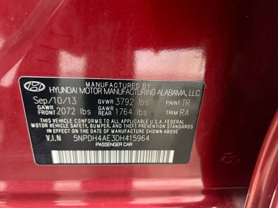 2013 Hyundai Elantra GLS