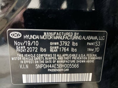 2011 Hyundai Elantra GLS