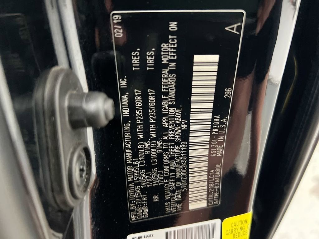 2019 Toyota Sienna XLE Auto Access Seat