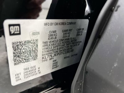 2026 Chevrolet Trax 2RS
