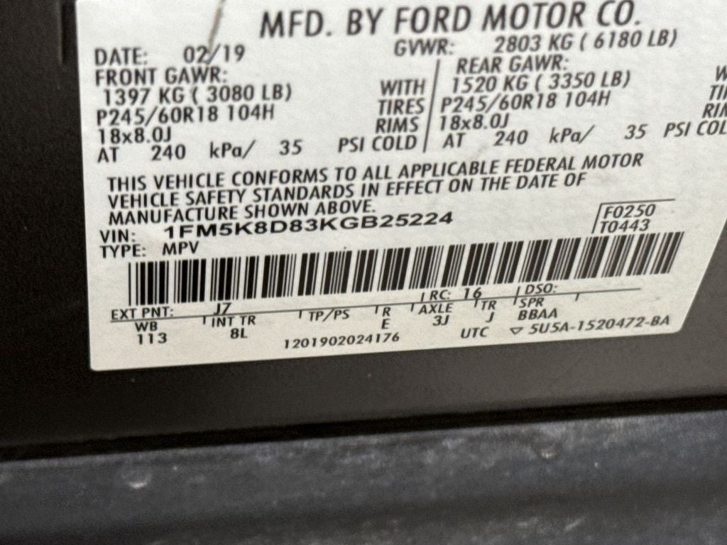 2019 Ford Explorer XLT