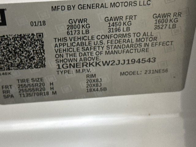 2018 Chevrolet Traverse Premier
