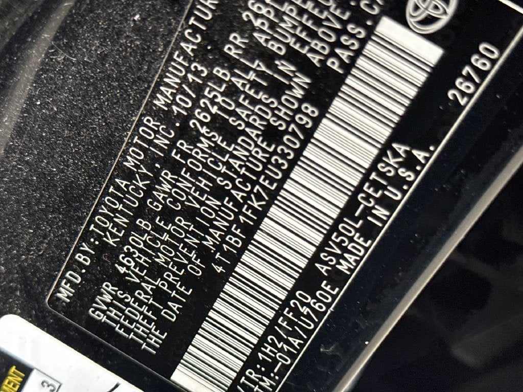 2014 Toyota Camry SE