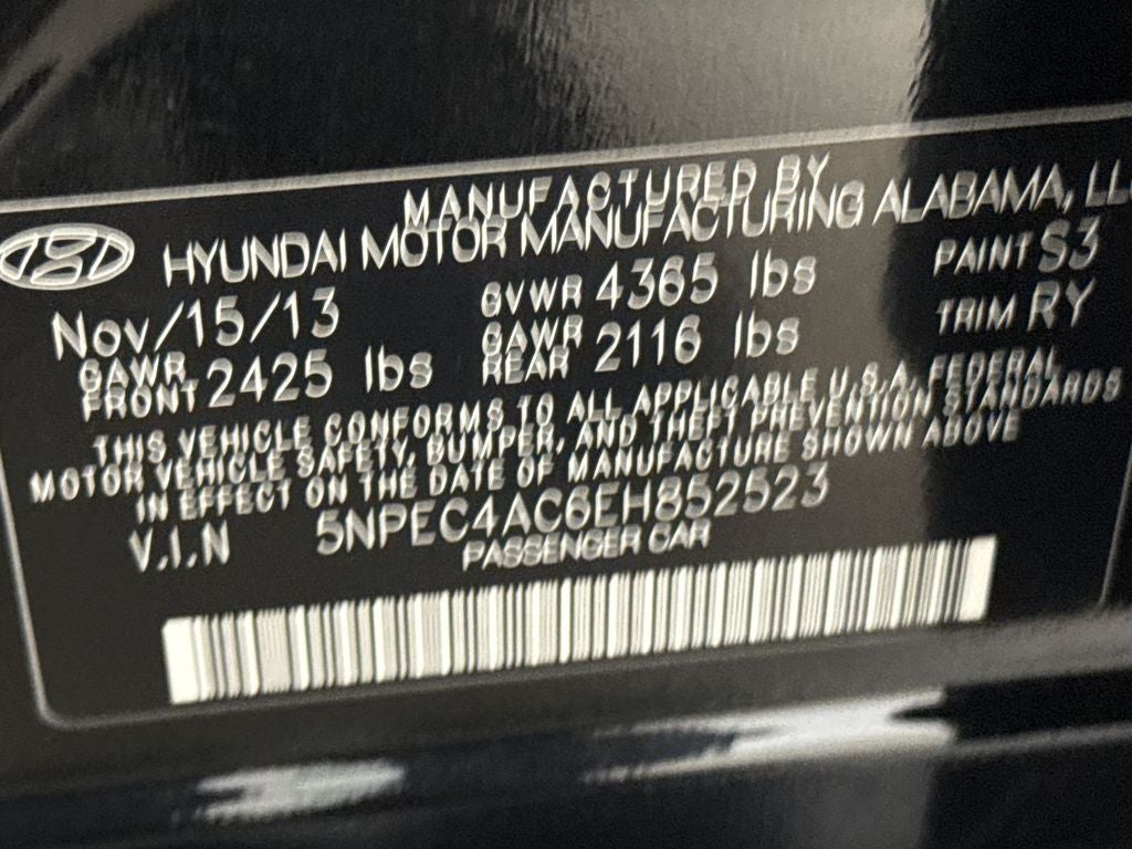 2014 Hyundai Sonata SE