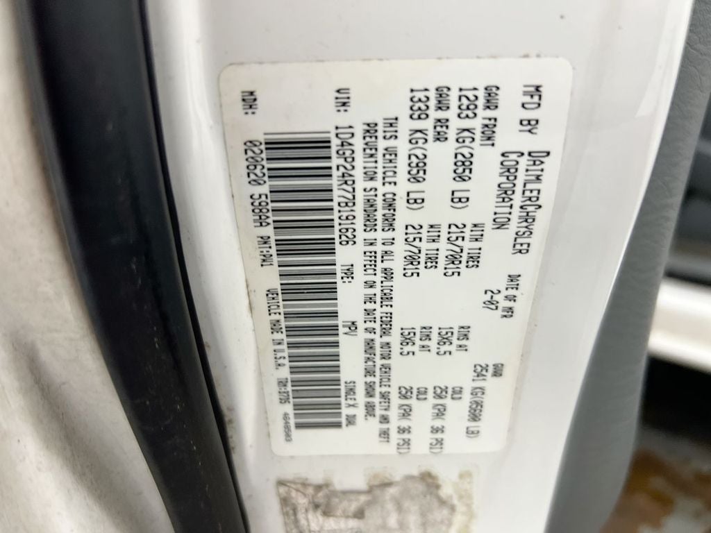 2007 Dodge Grand Caravan SE