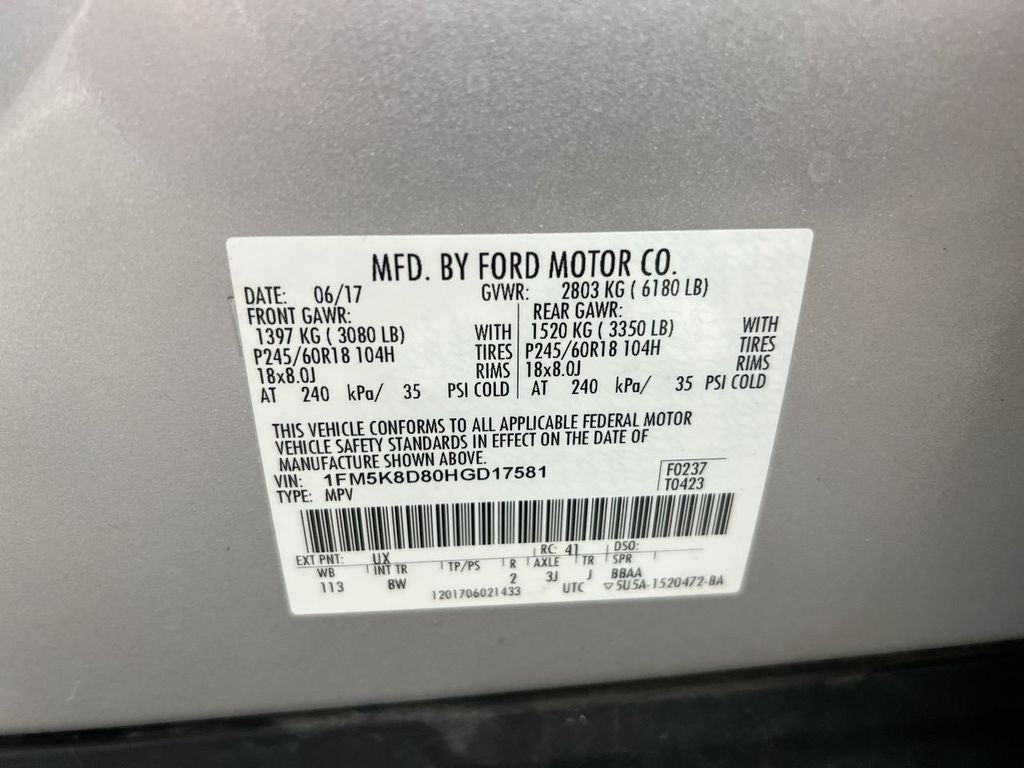 2017 Ford Explorer XLT