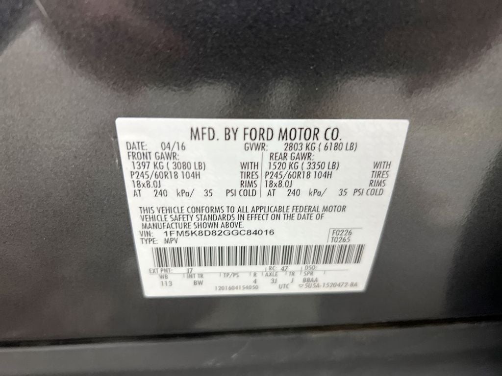 2016 Ford Explorer XLT