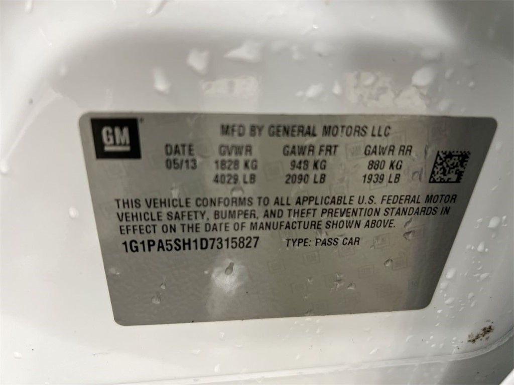 2013 Chevrolet Cruze LS