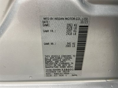 2024 Nissan Altima 2.5 SV