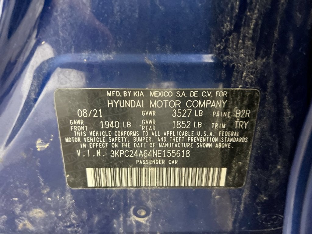 2022 Hyundai Accent SE