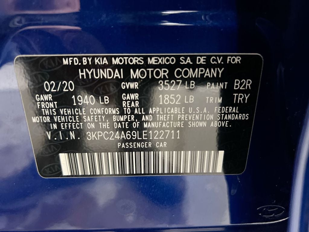 2020 Hyundai Accent SE