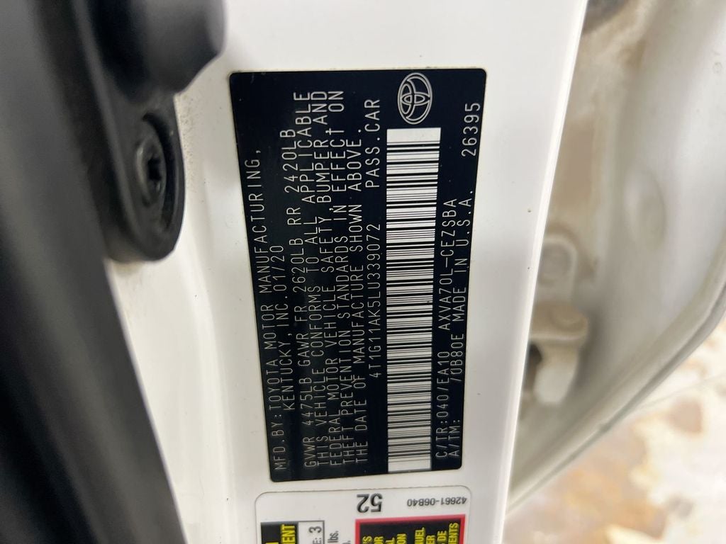 2020 Toyota Camry SE