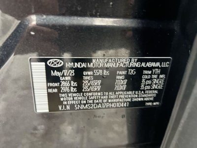 2023 Hyundai Santa Fe Hybrid Blue