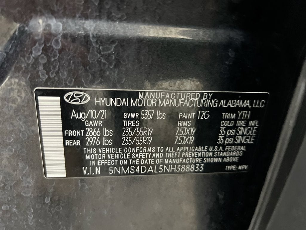 2022 Hyundai Santa Fe Limited
