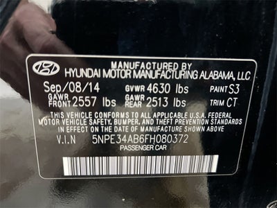 2015 Hyundai Sonata Sport 2.0T