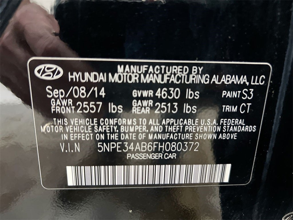 2015 Hyundai Sonata Sport 2.0T