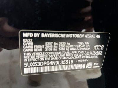 2022 BMW X3 xDrive30i