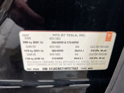 2017 Tesla Model X Base