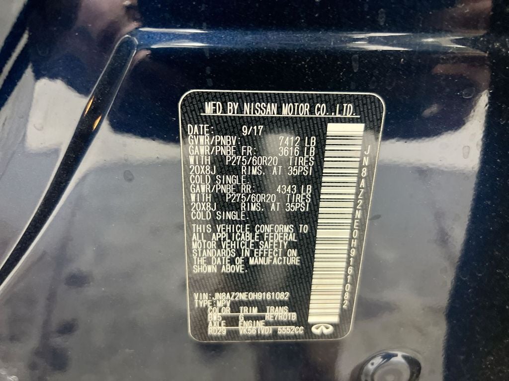 2017 INFINITI QX80 Base