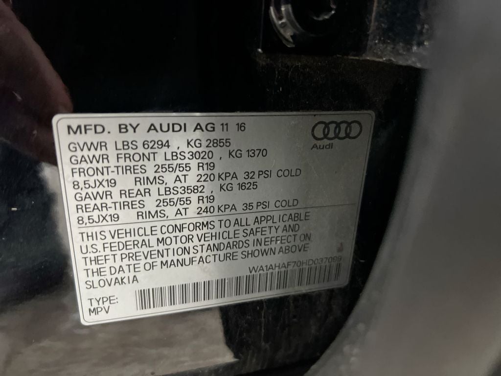 2017 Audi Q7 2.0T Premium