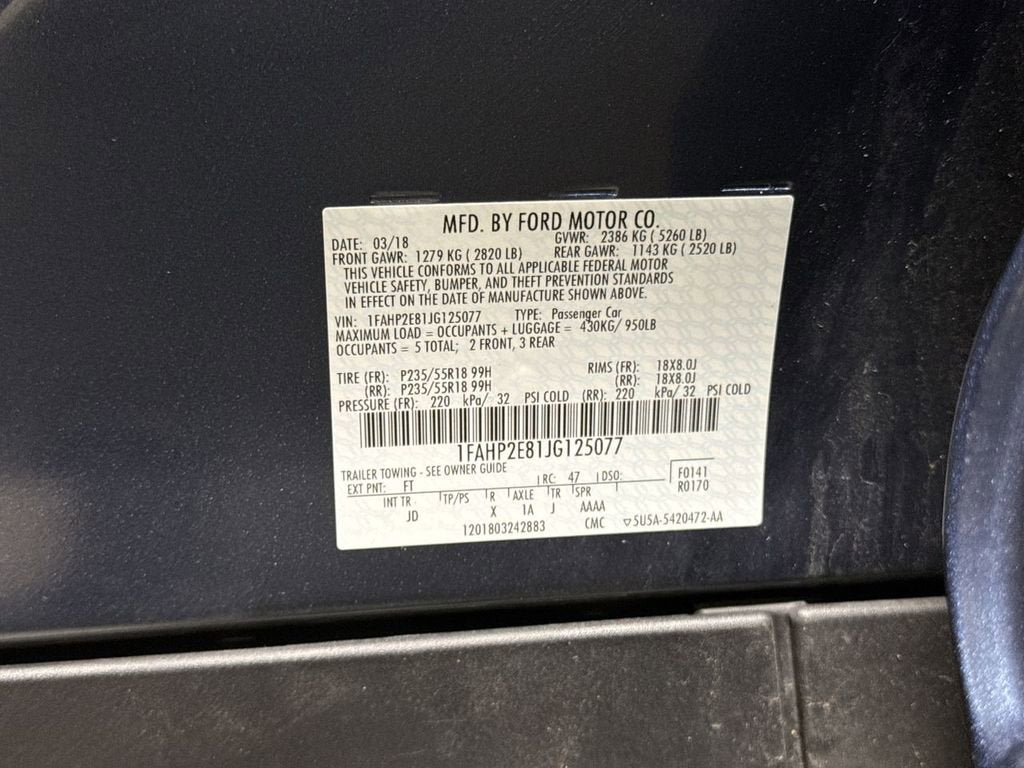 2018 Ford Taurus SEL