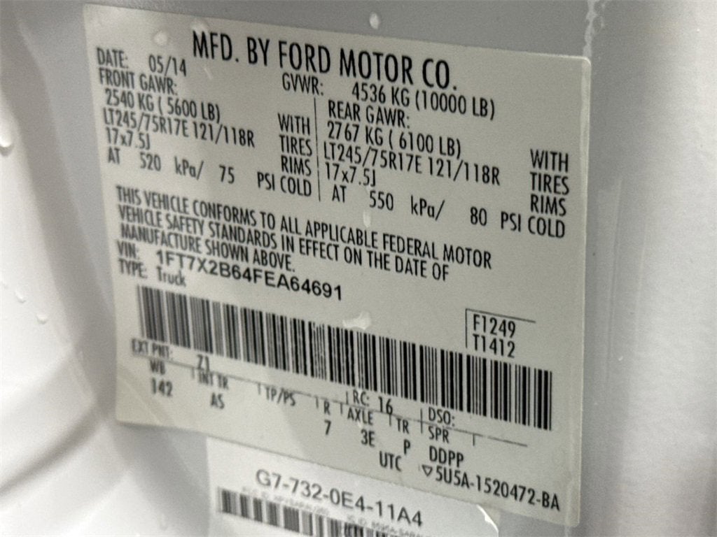 2015 Ford Super Duty F-250 SRW XLT