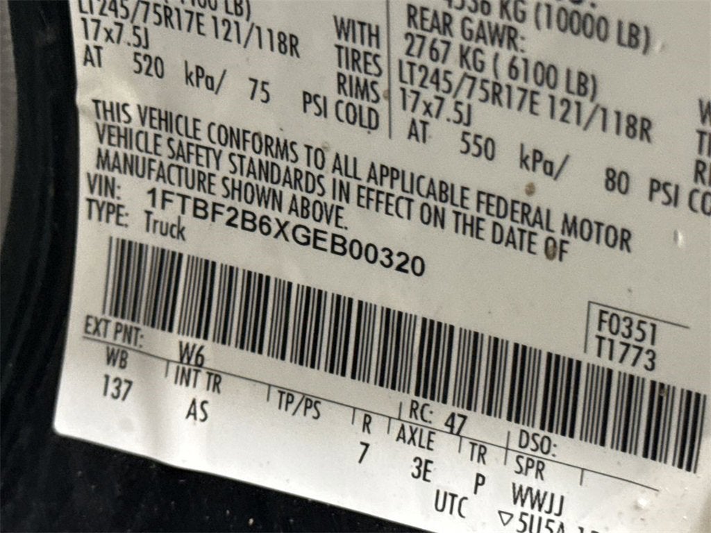 2016 Ford Super Duty F-250 SRW XLT