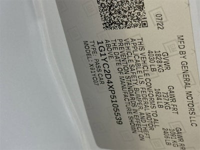 2023 Chevrolet Corvette Stingray 3LT