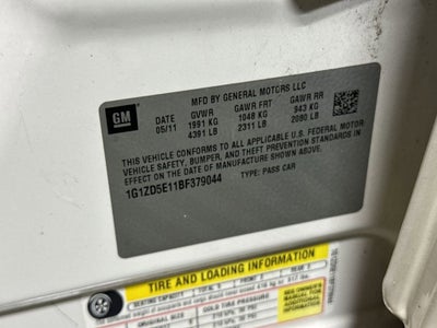 2011 Chevrolet Malibu LT w/2LT