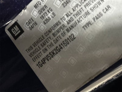 2016 Buick Verano Base