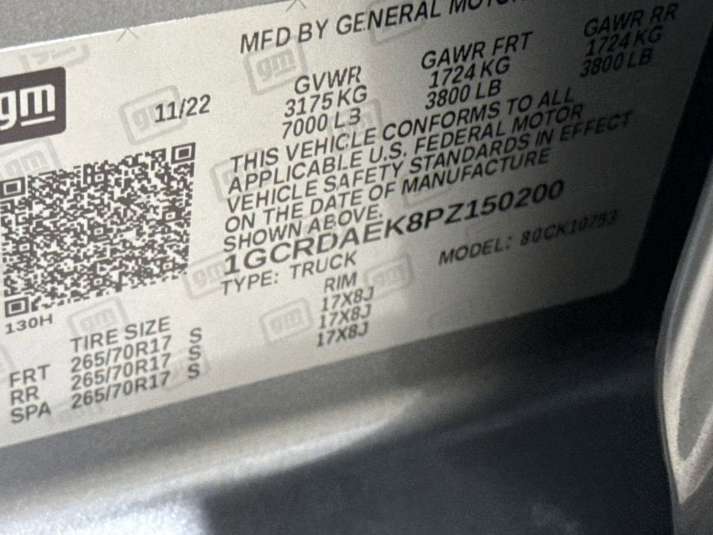 2023 Chevrolet Silverado 1500 WT