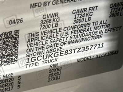 2026 Chevrolet Silverado 1500 LTZ