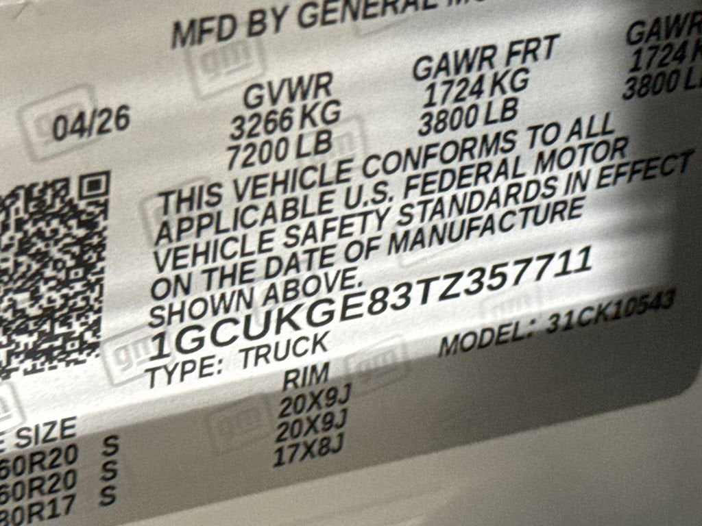 2026 Chevrolet Silverado 1500 LTZ
