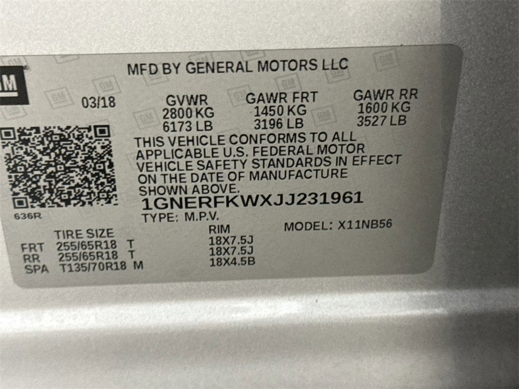 2018 Chevrolet Traverse LS