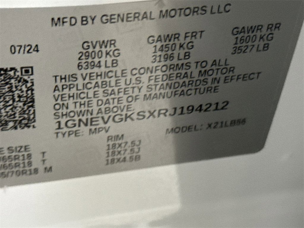 2024 Chevrolet Traverse LT