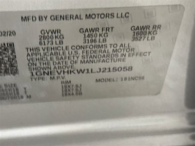 2020 Chevrolet Traverse LT Leather