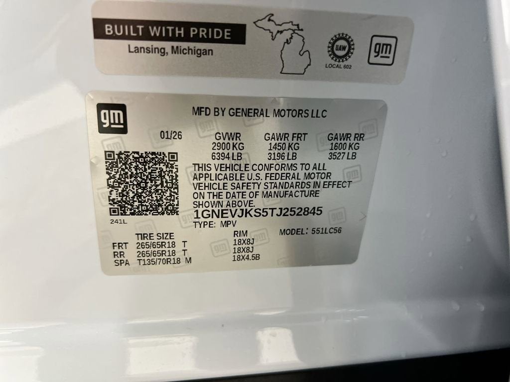 2026 Chevrolet Traverse Z71