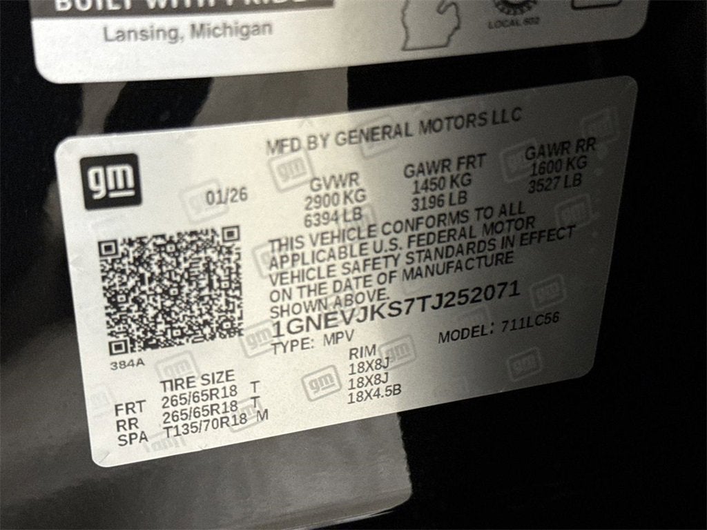 2026 Chevrolet Traverse Z71