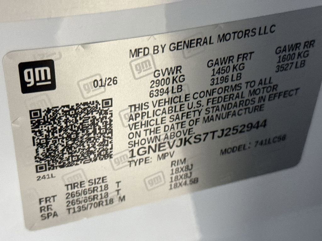 2026 Chevrolet Traverse Z71